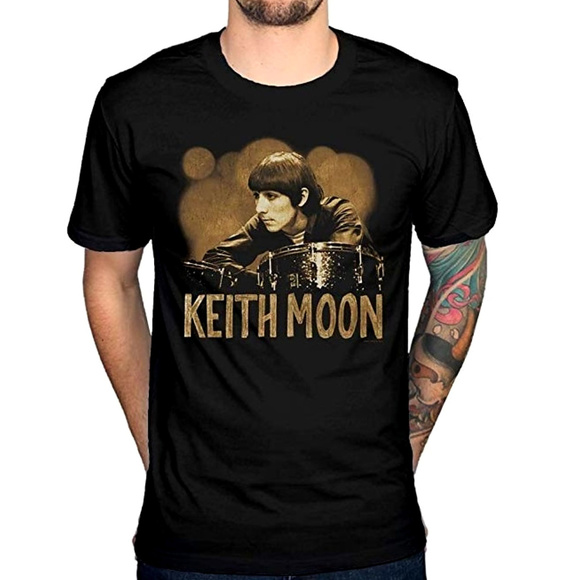 Keith Moon Ready Steady Go The Who punk rock Official T-Shirt M NWT - Picture 1 of 2